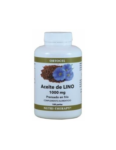 Aceite De Linaza (Semilla Lino) 1000Mg. 100 Perlas de Ortoce