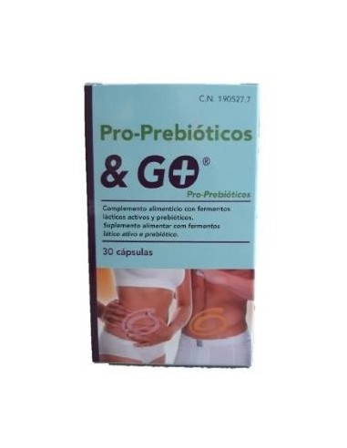 Pro-Prebioticos 30 Cápsulas  Pharma & Go