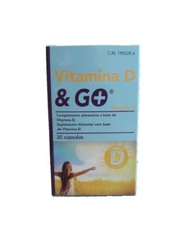 Vitamina D 30 Cápsulas  Pharma & Go