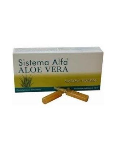 Sistema Alfa Aloe Vera Maxima Fuerza 20 Ampollas Pharma Otc
