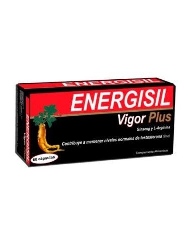 Energisil Vigor Plus (Ginseng+Arginina) 60 Cápsulas  Energisil