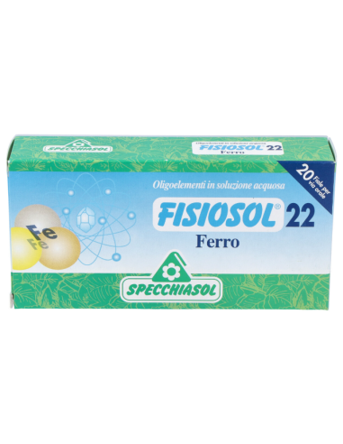 Fisiosol 22 (Hierro) 20 Viales/2 Ml. Specchiasol