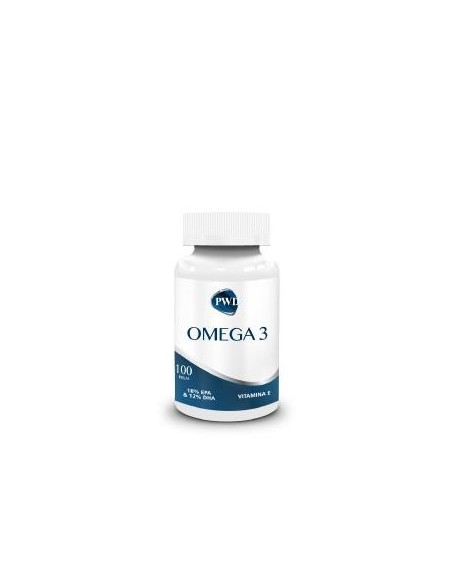 Omega 3 + Vit. E 1000Mg. 100 perlas de Pwd Nutrition
