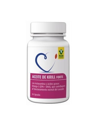 Aceite De Krill Forte 50 Cápsulas  Sg Raab Vitalfood