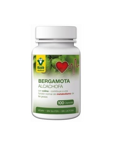 Bergamota-Alcachofa 100 Cápsulas  Sg Vegan Raab Vitalfood