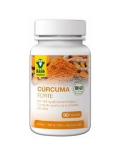 Curcuma Extracto 90 Cápsulas  Bio Sg Vegan Raab Vitalfood
