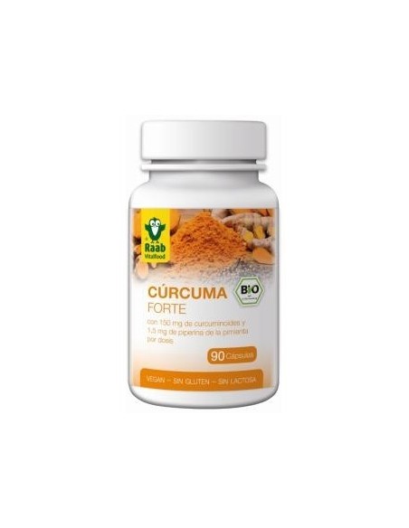 Curcuma Extracto 90 Cápsulas  Bio Sg Vegan Raab Vitalfood