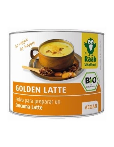 Golden Latte Bebida De Curcuma En Polvo 70 Gramos Bio Raab Vitalfood