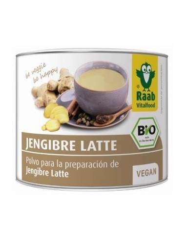 Jengibre Latte Polvo 70 Gramos Bio Sg Vegan Raab Vitalfood