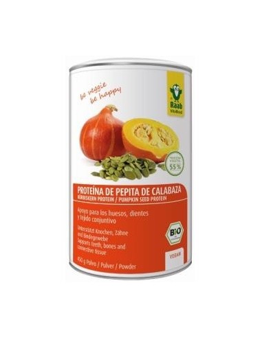 Proteina De Pepita De Calabaza 500 Gramos Bio Sg Vegan Raab Vitalfood
