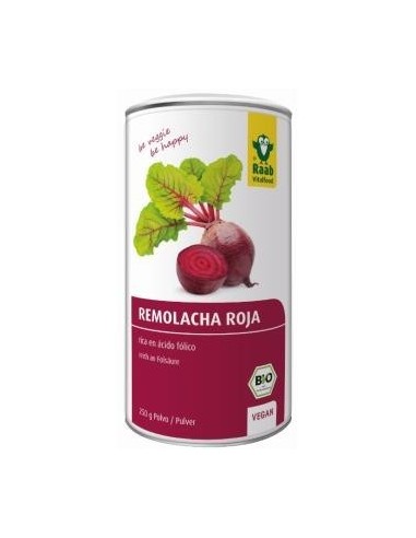 Remolacha Roja Polvo 250 Gramos Bio Sg Vegan Raab Vitalfood