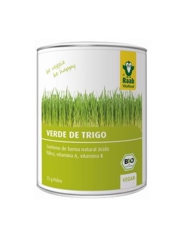 Verde De Trigo Polvo 75 Gramos Bio Sg Vegan Raab Vitalfood