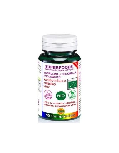 Espirulina + Chlorella Superalimentos Bio 90 Comprimidos de