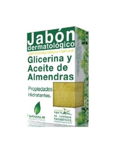 Jabon Glicerina Aceite De Almendras 100 Gramos Sanasur