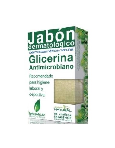 Jabon Glicerina Antimicrobiano 100 Gramos Sanasur