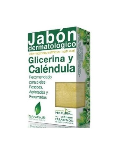 Jabon Glicerina Calendula 100 Gramos Sanasur