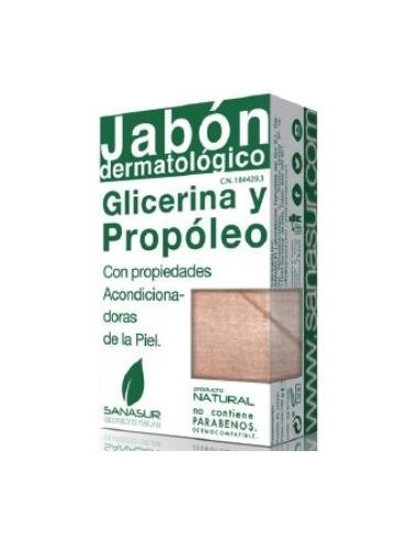 Jabon Glicerina Propoleo 100 Gramos Sanasur