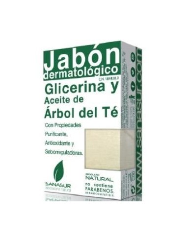 Jabon Glicerina Arbol Del Te 100 Gramos Sanasur