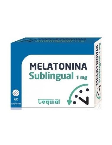 Melatonina 1Miligramos 60 ComprimidosSublinguales Tequial