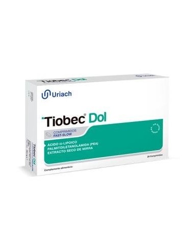 Tiobec Dol 20 Comprimidos de Uriach Medical
