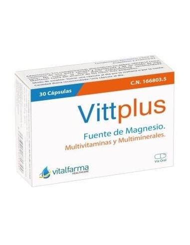 Vittplus 30 Cápsulas  Vitalfarma