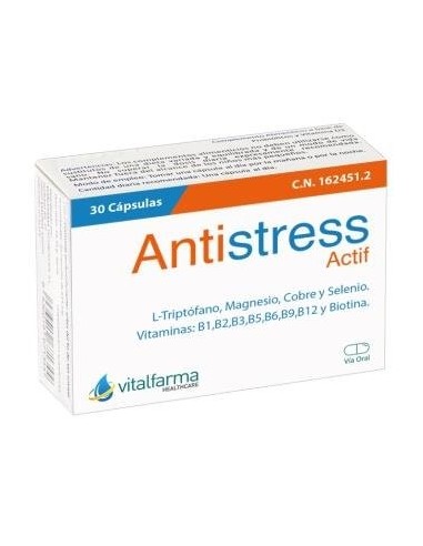 Antistress Actif 30 Cápsulas  Vitalfarma