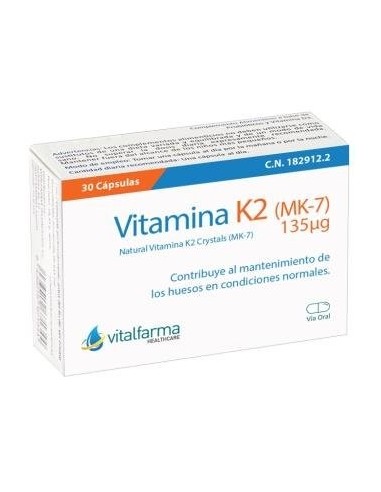 Vitamina K2-7 30 Comprimidos Vitalfarma