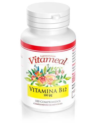Vitamina B12 500mcg, 100 Tabl. de Vitameal