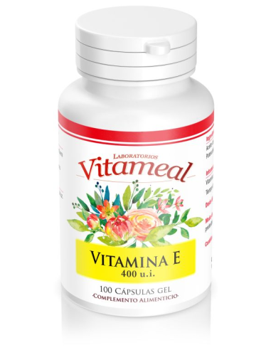 Vitamina E 400ui Natural, 100 Caps. Gel  de Vitameal