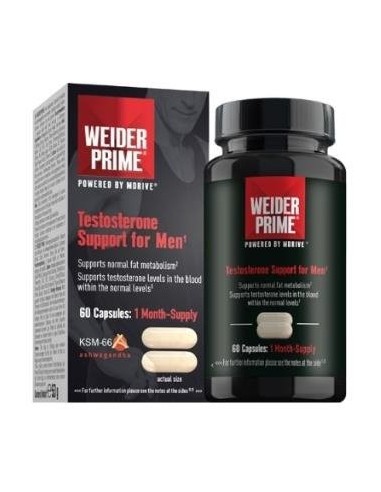 Weider Prime Testosterona Hombre 60Cap. de Weider