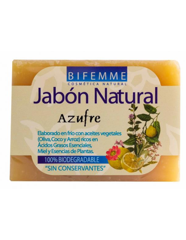 Jabon De Azufre (Zolfo) 100Gr Bifemme Bifemme