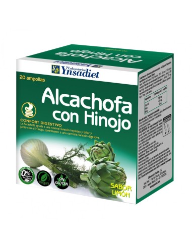 Alcachofa-Hinojo 20 Ampollas de Ynsadiet
