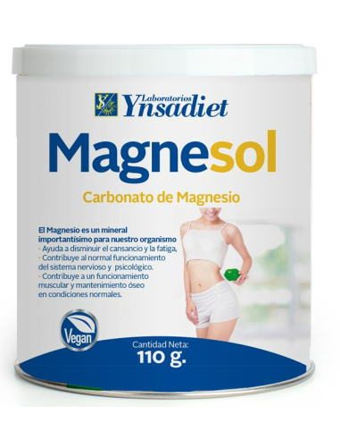 Magnesol (Carbonato De Magnesio) 110Gr.Bote de Ynsadiet