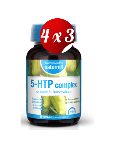 Pack 4x3 uds 5-Htp Complex 100 Mg  60 Comprimidos De Dietmed
