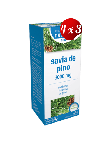 Pack 4x3 uds Savia De Piño Plus 500 Ml De Dietmed