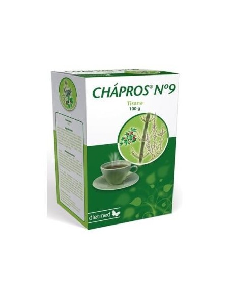 Pack 4X3 Tisana Nº9 Chapros 100Gr. de Dietmed.