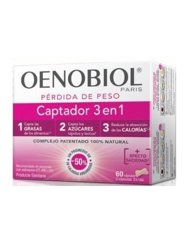 Oenobiol Captador 3 En 1 60 Cápsulas  Oenobiol