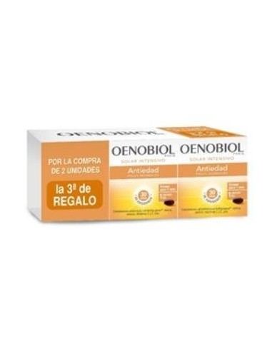 Oenobiol Triplo Solaire Intensif Antiedad 90 Cápsulas  Oenobiol