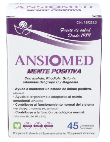 Ansiomed Mente Positiva 45 Comprim. de Bioserum