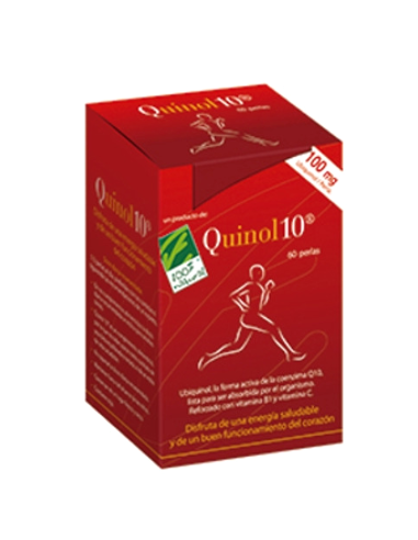 Quinol10®-100mg. 30. Caja con 30 perlas de 100mg de Ubiquinol (en blíster)