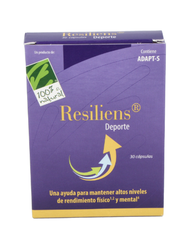Resiliens® Deporte 30. Caja con 30 cápsulas (en blíster)