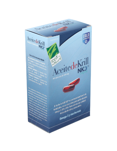 Aceite de KRILL NKO® 80. Caja con 80 perlas de 500mg (en blíster)