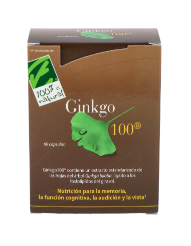 Ginkgo100®. Caja con 60 cápsulas (en blíster)