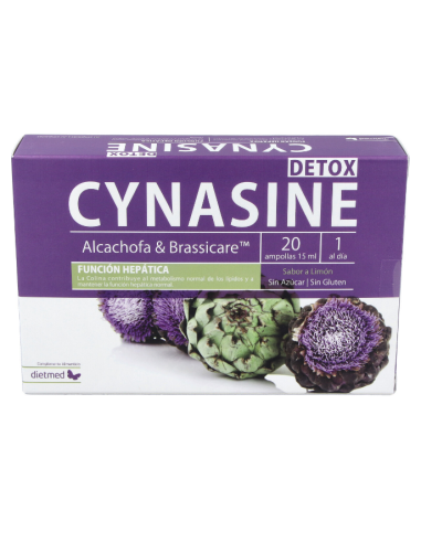 Cynasine Detox  20 X 15 Ml Ampollas De Dietmed