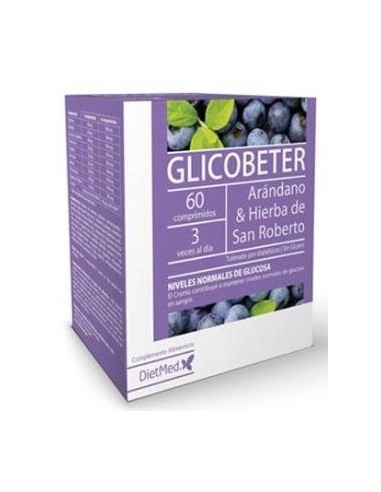 Glicobeter  60 Comprimidos De Dietmed