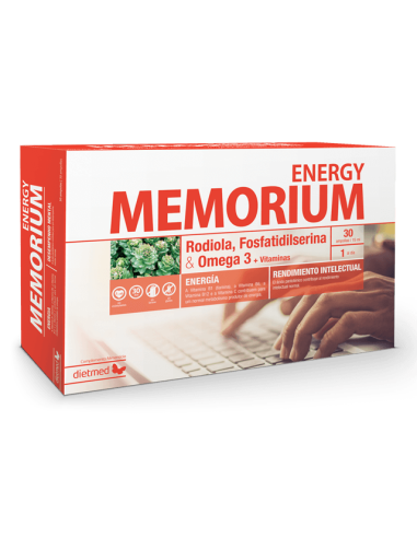 Memorium Energy  30 X 15 Ml Ampollas De Dietmed