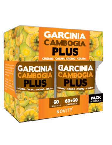 Garcínia Cambogia Plus Pack Económico  60+60 Comprimidos De Dietmed