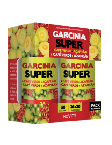 Garcínia Super+ Café Verde + Azafran  30+30 Comprimidos De Dietmed