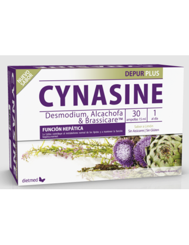 Cynasine Depur Plus  30 X 15 Ml Ampollas De Dietmed