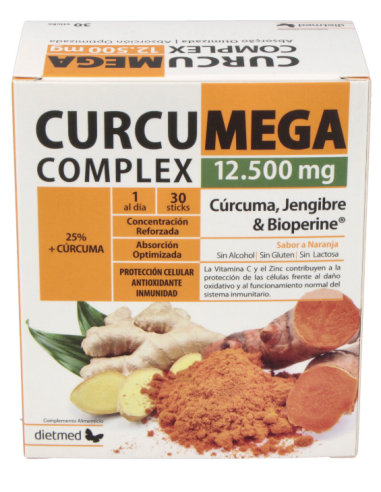 Curcumega Complex 12.500 Mg 30 Sticks  De Dietmed